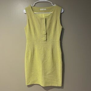 50s 60s housewife 70s retro tweed fitted hourglass office casual dress